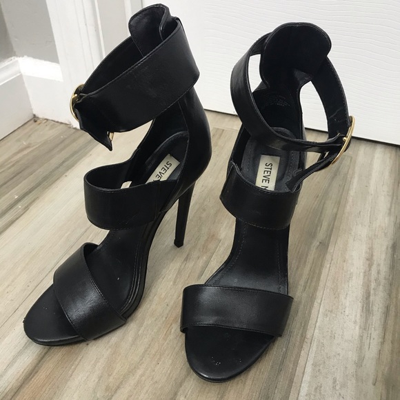 Steve Madden Shoes - Steve Madden Black Buckle Stilettos - Amazing!
